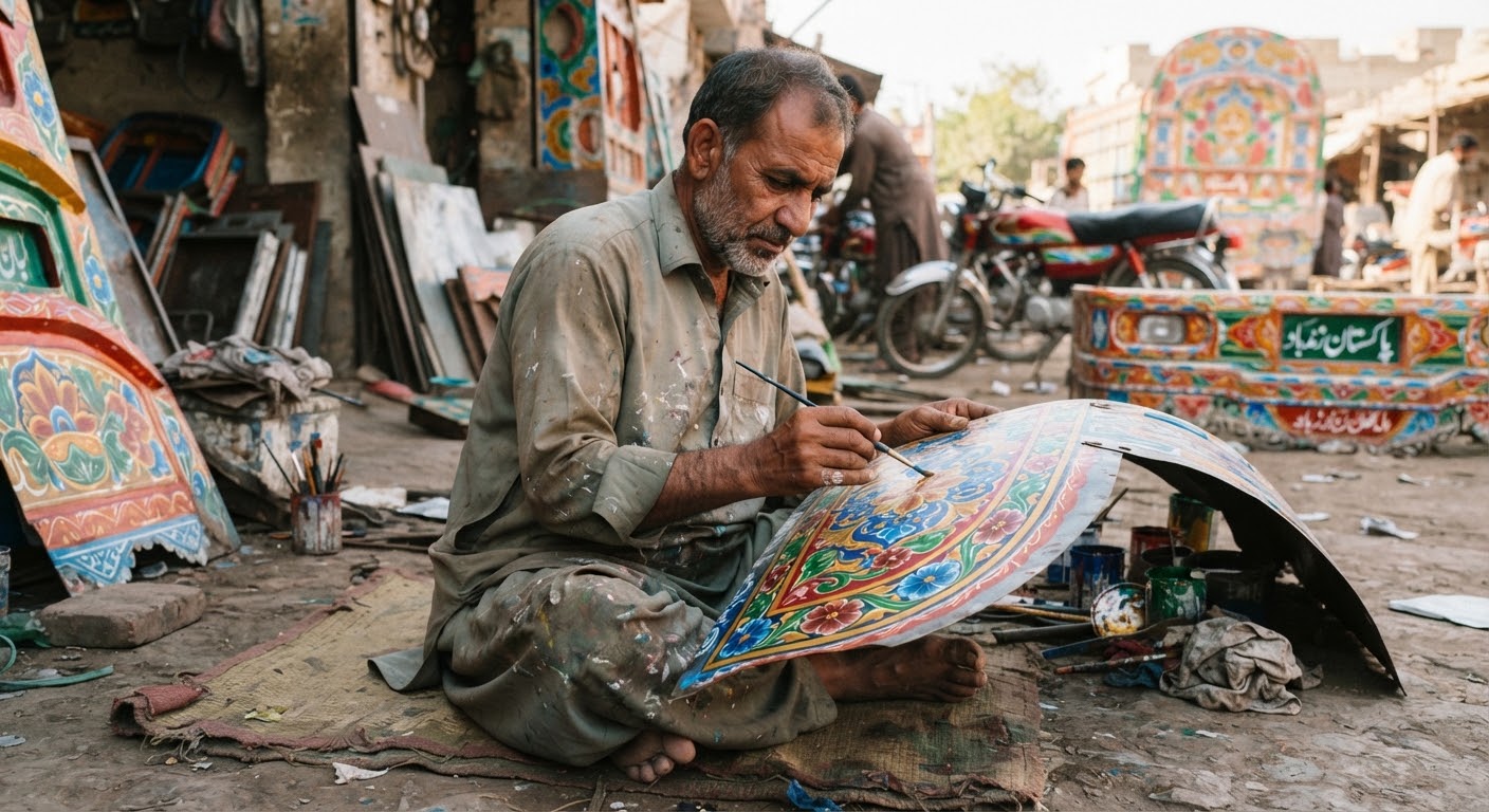 Truck Art: Pakistan's Loudest Folk Canon