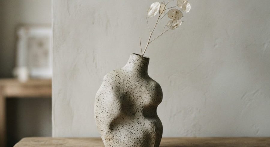 Ceramic Vase — Speckled — alternate view