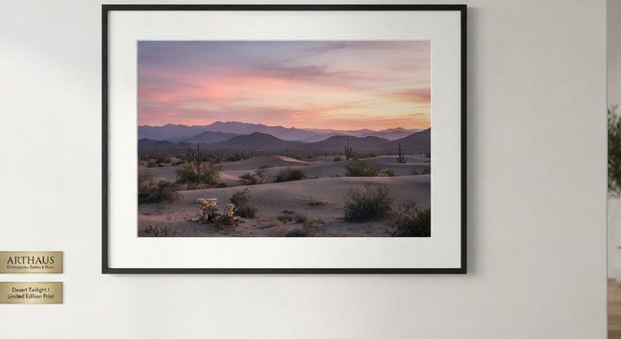 Desert Dusk — Framed Print A2 — alternate view